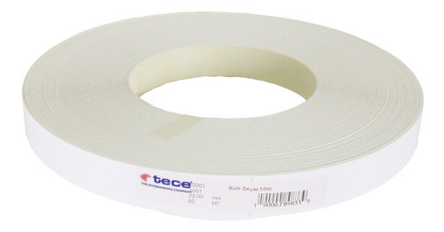 Tapacanto Pvc Blanco 0,40 X 22mm X 10m Texturado Preencolado 0