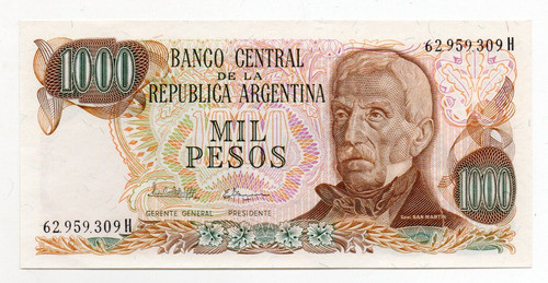 Argentina Billete 1000 Pesos Ley Bottero 2459a Sc 0