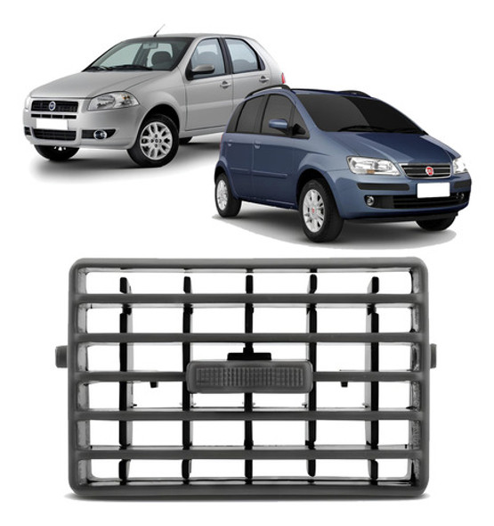 Difusor Saída Ar Idea 2006 2007 2008 2009 2010 A 2013 Cinza 0