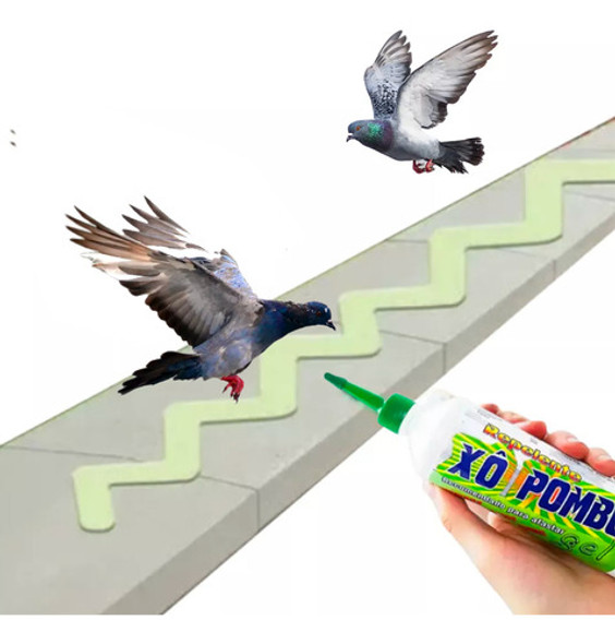 Xô Pombo Gel Repelente Morcegos E Pardais Quimiagri 250g 1