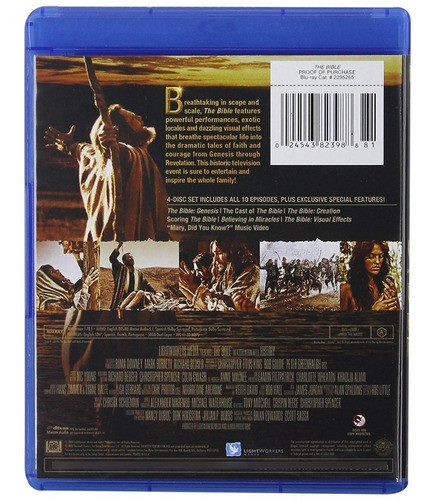Blu-ray The Bible The Epic Miniseries / La Biblia Miniserie 1