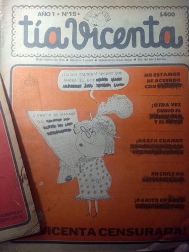 Revistas Tía Vicenta - Lote De 6 Revistas Años 1977 Y 1978 1