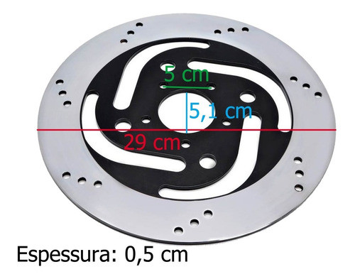 Disco Freio Traseiro Harley Sportster 883 Até 2013 Fabreck 1