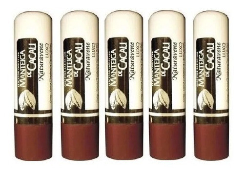 Kit C/05 Manteiga De Cacau Luxo Naturavene + Brinde 0