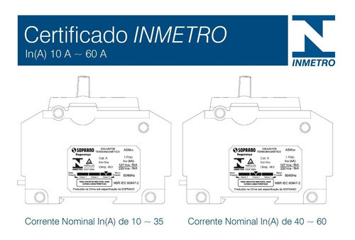 Disjuntor Preto Nema 1p X 30a Soprano 1