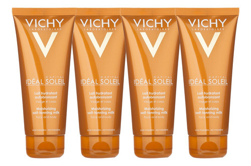 Kit Vichy Ideal Soleil Autobronceante Corporal 100ml X4und 0