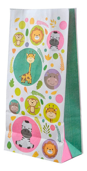 Bolsas Cotillon Animalitos Souvenir 24x12x7cm. X 50u. 0