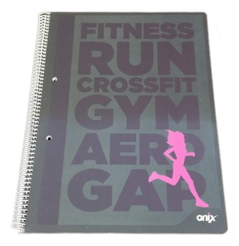 Cuaderno Onix A4 80hjs Rayadas Tapa Semirigida Modelo Run 3 0