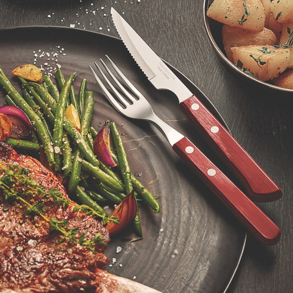 Cuchillos Mando Largo 12 Pzas. Churrasco - Tramontina Tn9210 1