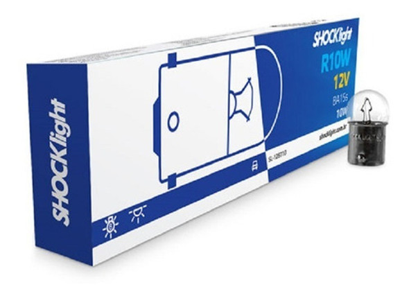 Lampada Comum 67 12v 10w Shocklight Caixa Com 10 Unidades 0
