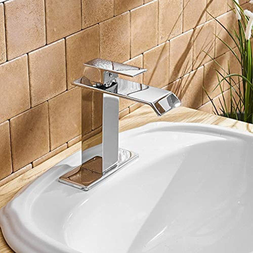 Homevacious Grifo De Baño Cromado Con Desagüe Emergente La 1