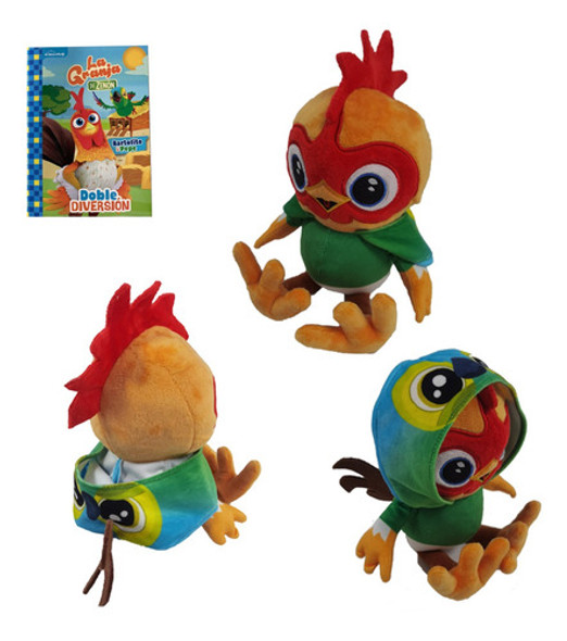 Peluches Con Disfraz La Granja De Zenón: Bartolito + Beto 1