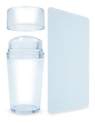 Carimbo De Unha Francesinha + Silicone Transparente + Brinde 0