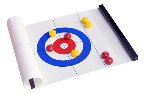 Mini Mesa De Curling Bola De Curling Jogo De Curling De Mesa 1