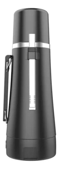 Peabody eTermo 1L Electric Thermos - 700W, 2 Temperature Settings, Stainless Steel, Includes Mate Bombilla