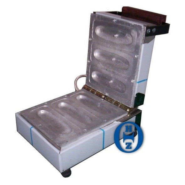 Panchuquera Electrónica 3 Unidades – Stainless Steel Electric Pancake Maker, Nonstick Aluminum Molds