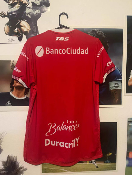 TBS Huracán 2018 Football Shirt Size L (Used) – Authentic Soccer Jersey, Excellent Condition