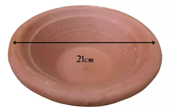 La Casa Del Señor Zé - 21cm Clay Bowl No. 00 - Handmade Offering for Umbanda and Candomblé Rituals