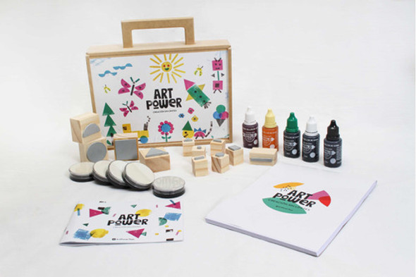 Kit De Arte Con Sellos Para Crear Y Dibujar Niños 1