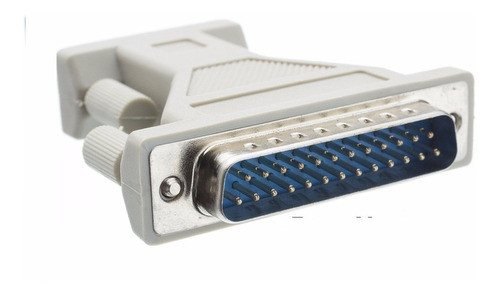 Adaptador Puerto Db25 Macho A Serial Db9 Hembra Centro 0