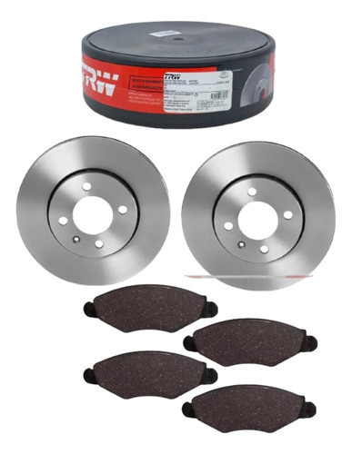 Discos Y Pastillas Para Peugeot 206 - 207 1.4 Disco Solido 1