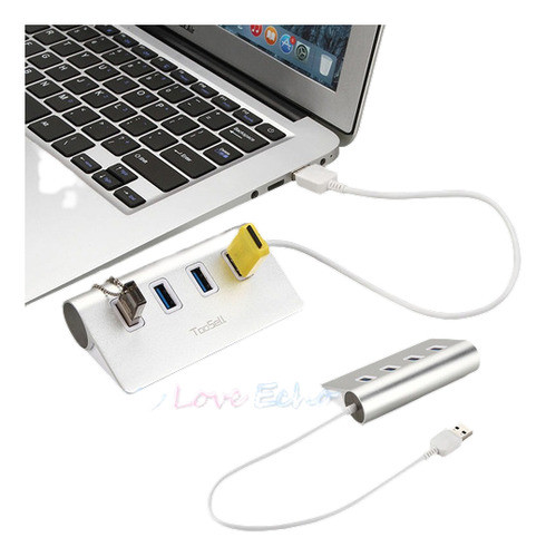 4-puertos Usb 3.0 Multi Eje Divisor Expansión Adaptador De A 0