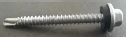 Tornillo Hexagonal Tel Punta Mecha Rosca Metal 5.5x50mmx50 U 1