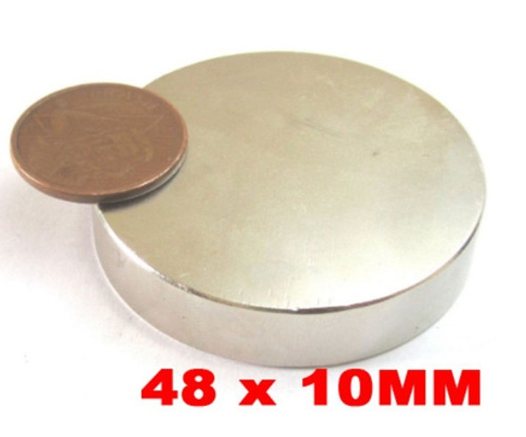 Imã De Neodímio / Super Forte / 48mm X 10mm * 1 Peças 0