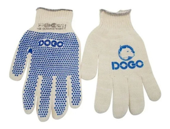 Par Guantes Moteados Blanco Dogo Certificado Guante Moteado 0