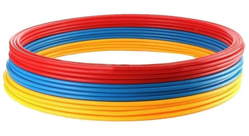 Aros Ula Ula De 60 Cm Pvc Pack X 5 Unidades Gimnasia 1