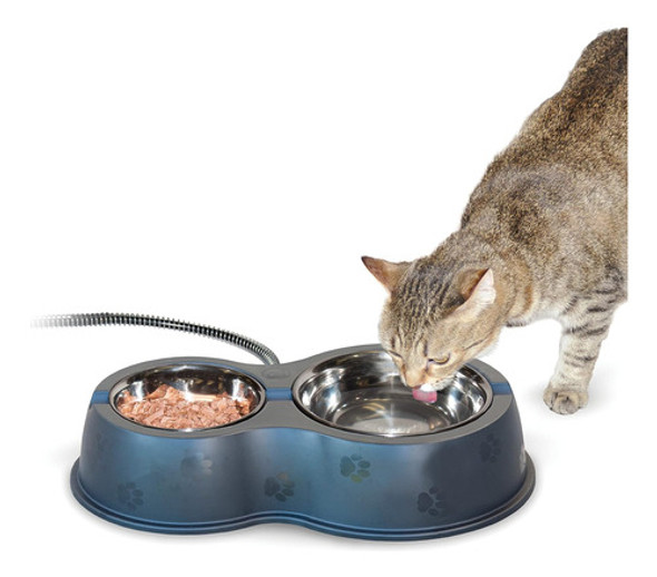 Estación De Alimentación Para Gatos Callejeros Con Tazón Cál 0
