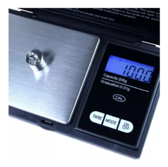 Balanza 0,01g A 200g Digital Precisión Gramera Joyero Pila 1 Balanza 0,01g A 200g Digital Precisión Gramera Joyero Pila 1