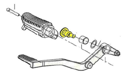 Bulon Pedal Freno Trasero Benelli Tnt 25 Original Cycles 0
