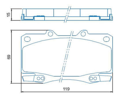 Pastilha De Freio Dianteiro Jurid Toyota Hilux 3.0 2005 2009 1