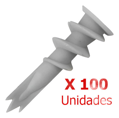 Taco Para Yeso Tarugo Autorroscante 14x42mm X 100unid - La 1
