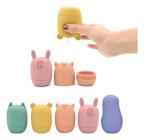 Juguetes De Baño Sin Moho, Juego De 5, Juguetes De Baño Para 0