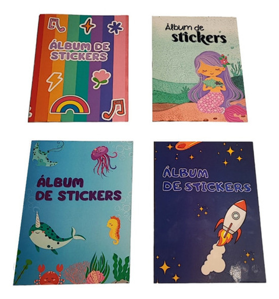 Album De Stickers 8 Hojas Plastificadas X 4 Unidades 0