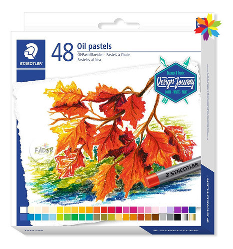 Pasteles Oleo Staedtler Oil Pastel 48 Colores 0