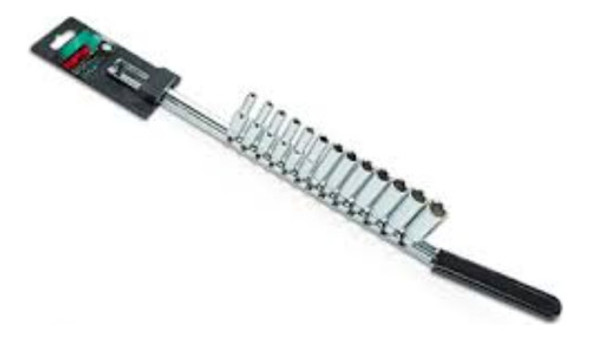 Dados Juego X 13pcs Tubos Largos Encastre 1/4  De 4 A 14mm 0