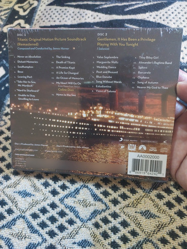 Cd Duplo Titanic Anniversary Edition Lacrado De Fábrica Raro 1