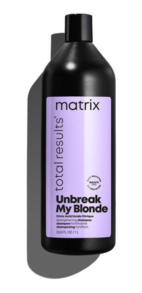 Shampoo Reparador Unbreak My Blonde X1000ml Matrix 0 Shampoo Reparador Unbreak My Blonde X1000ml Matrix 0