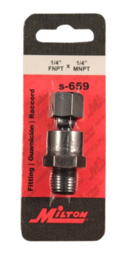 Movimiento Universal 360º (swivel) Neumatico ¼ Milton 0