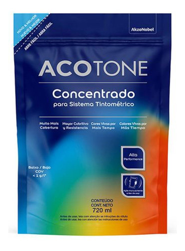 Acotone Concentrado Xy1 Amarelo Oxido 720ml Coral 0