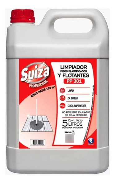 Limpiador Pisos Plastificados Y Flotantes Suiza 5lts 0 Limpiador Pisos Plastificados Y Flotantes Suiza 5lts 0