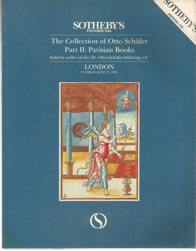 Catalogo Sotheby's The Collection Of Otto Schäfer Part Ii 0