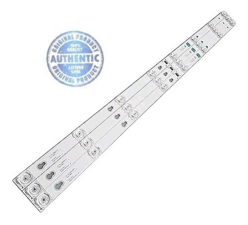 Kit 3 Barras Led Semp Toshiba 40l2600 L40d2900 Nova Original 1
