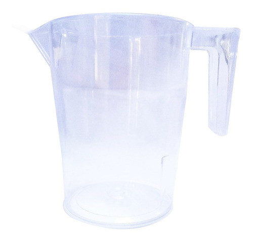 Jarra Transparente Con Asa Acrilica Plastico Cocina X1 Lt P 0