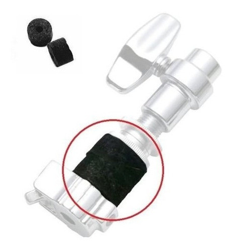 Feltro Pearl Presilha Chimbal Pct. C/02 Pcs. Fl95/2 0