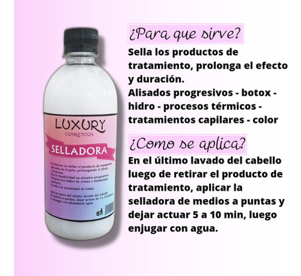Crema Selladora Para Alisado Y Brushing 1/2 1