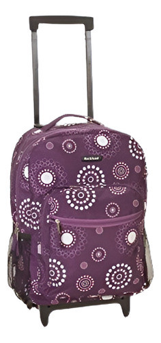 Mochila Rolling Rockland Para Equipaje De 17 Pulgadas, Purpl 0